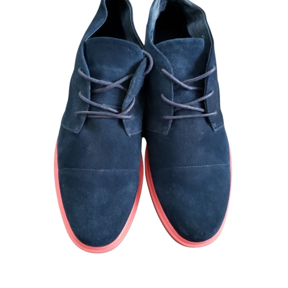 United Nude Navy Red Mens Dress Casual Leather Shoes Size 44 US 10/10.5 * - Picture 3 of 7